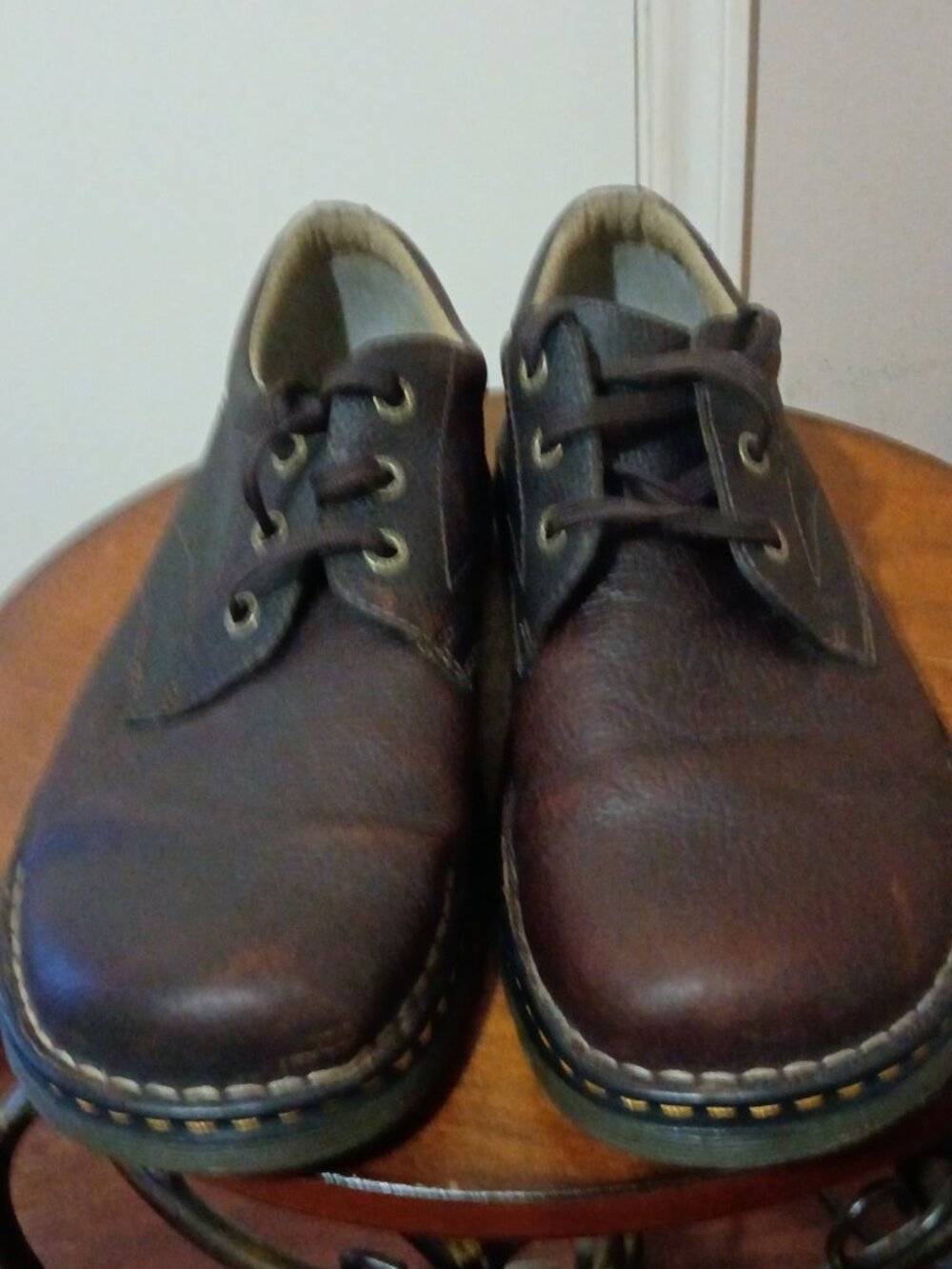 Dr. Martens Mens Ordell Oxford Brown Pebble Leather Size 12 AW004 Shoes Lace Up - Picture 5 of 12